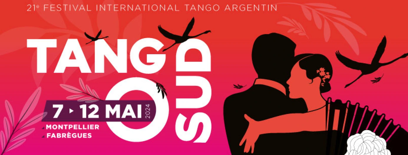 création graphique et identité viusuelle du festival international de tango argentin de Montpellier en 2024