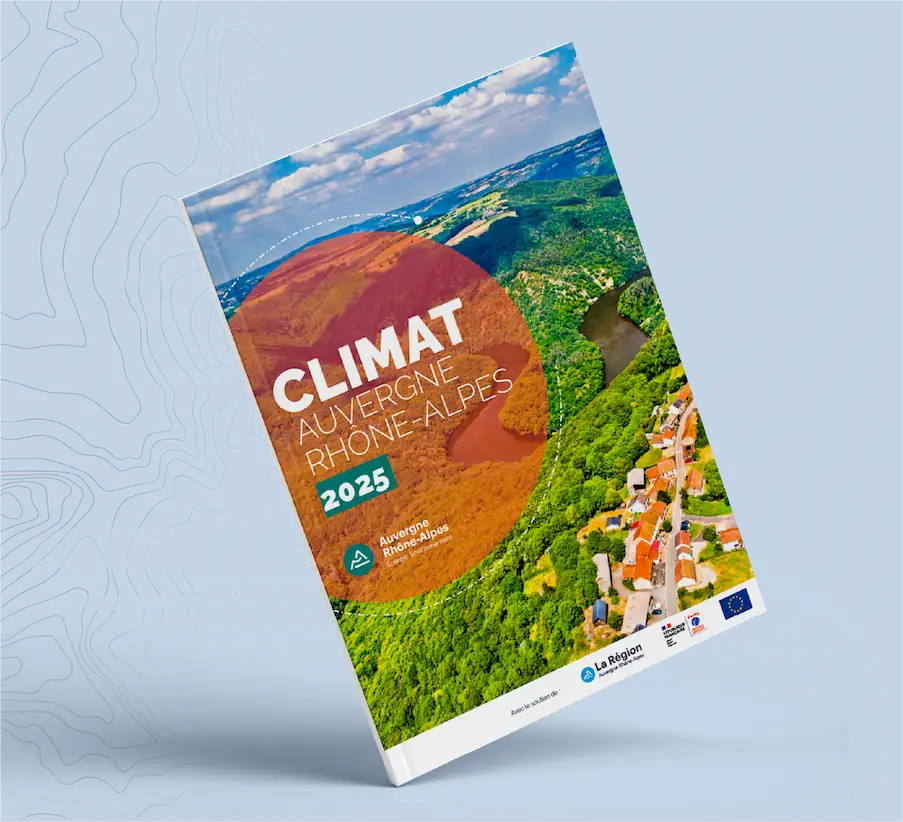 Région Auvergne Rhône Alpes couverture de publication template