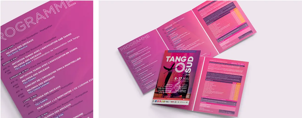 Programme festival tango argentin Tangosud à Montpellier édition 2026