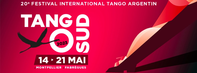 Banderole festival tango argentin Tangosud à Montpellier édition 2025