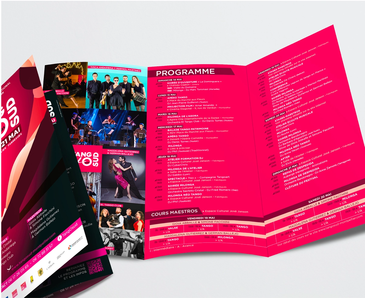 Programme festival tango argentin Tangosud à Montpellier édition 2025