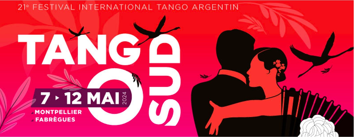 Bandeau festival tango argentin Tangosud à Montpellier édition 2024