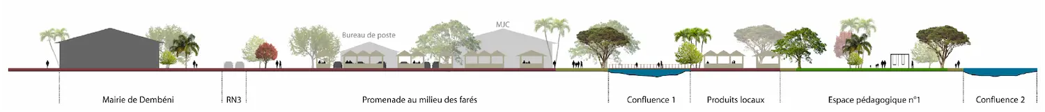 Dépliant commercial réalisé dans le cadre d'une nouvelle identité visuelle par Delphine Chevaugeon